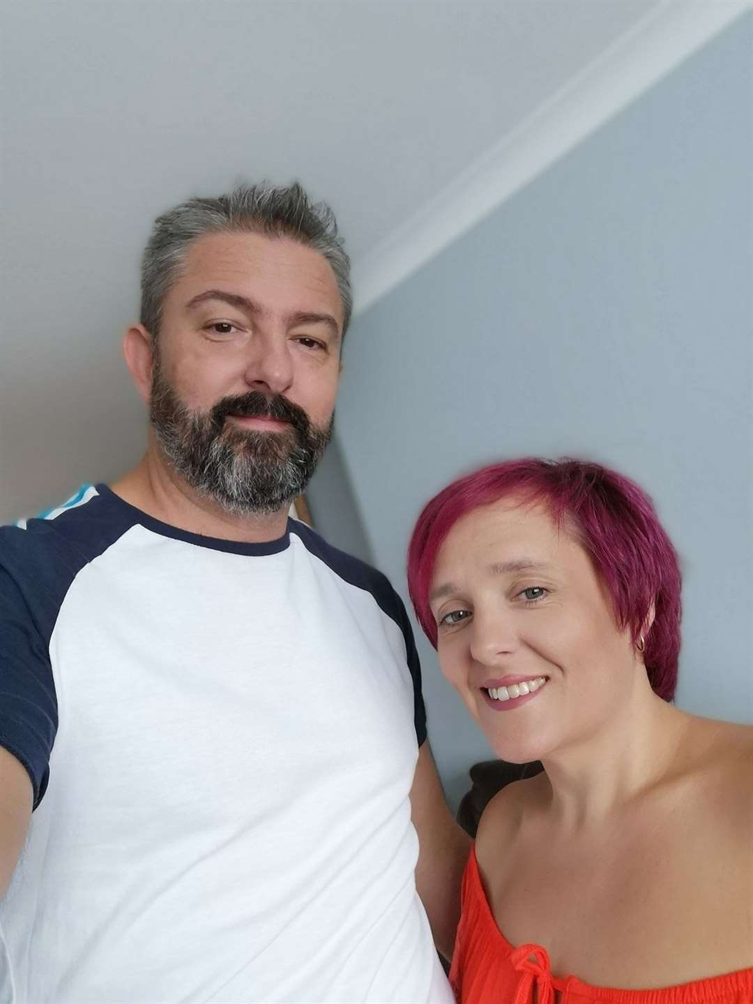 Tony and Collette Morris – Collette was cared for in the St Clare Hospice inpatient unit for ten days at the start of Covid lockdown (42491456)