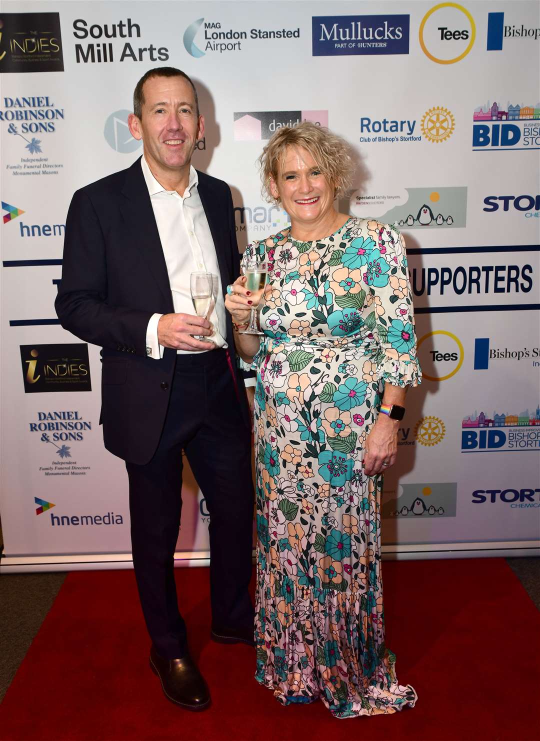 Stort Chemicals MD Richard Gilkes and fellow director and sister Emma Marchant. Pic: Vikki Lince