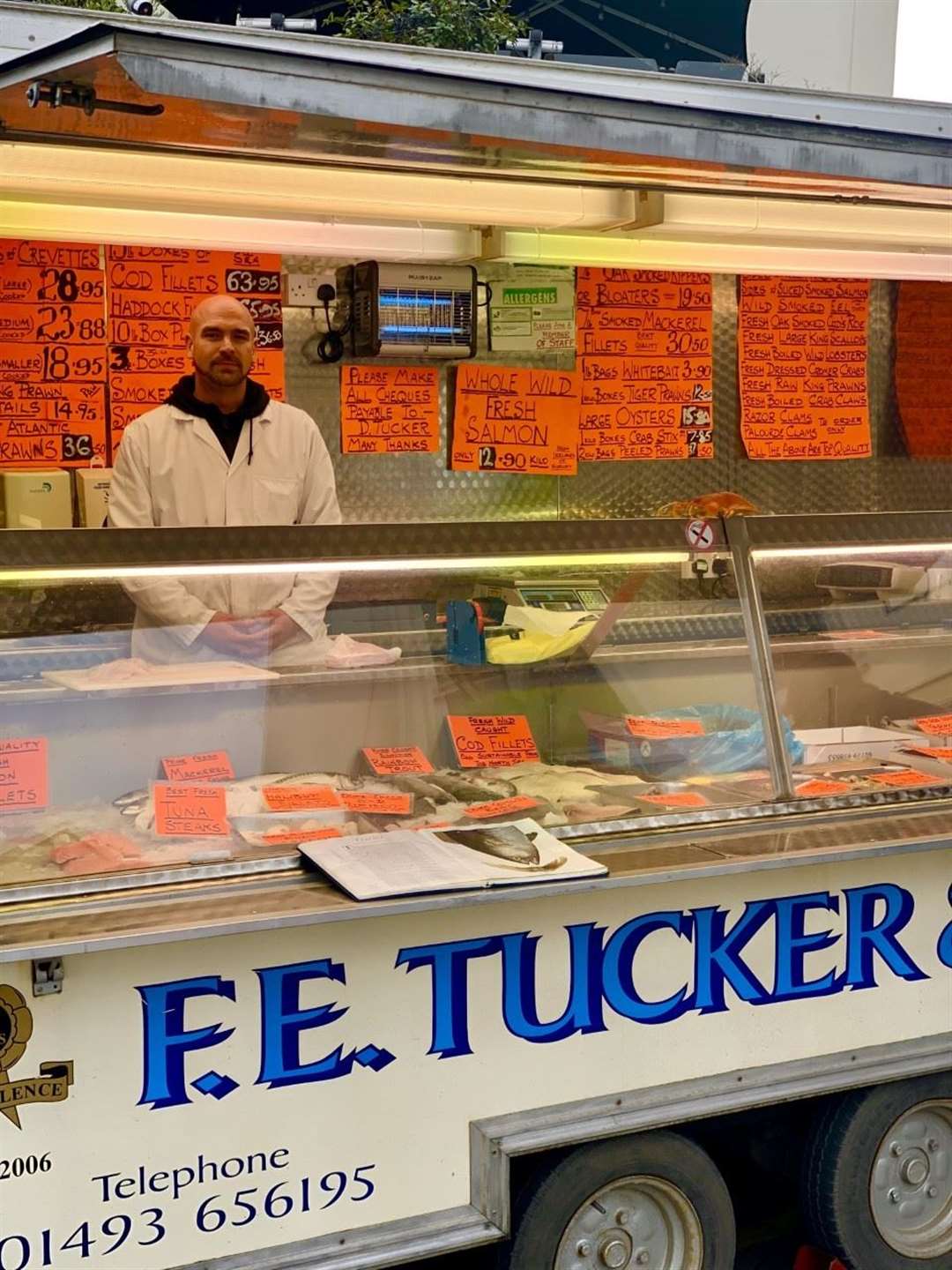 The F.E. Tucker and Sons mobile fish van visits Bishop’s Stortford every Thursday, Friday and Saturday (34776947)