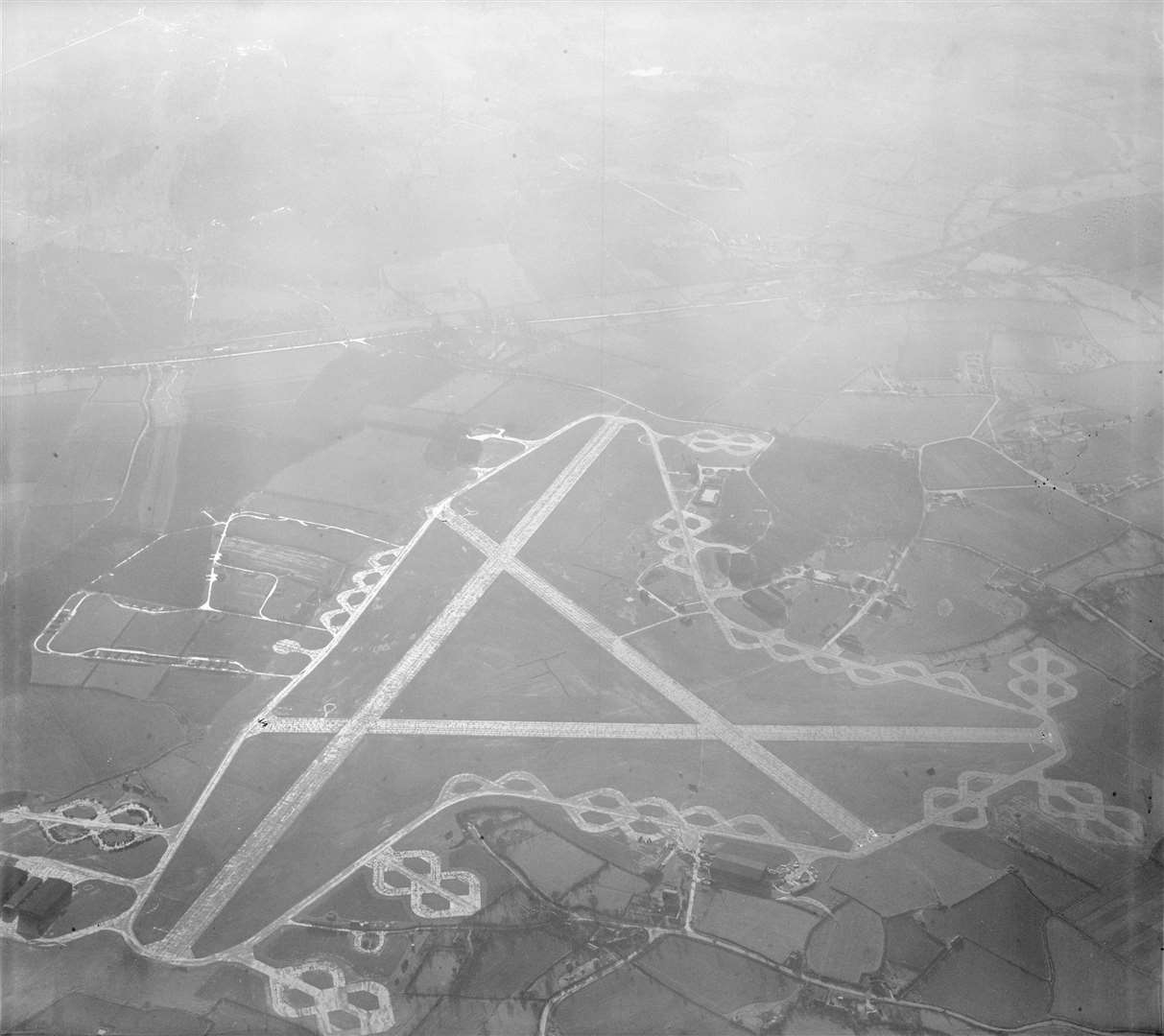 Rare aerial photos of Bishop’s Stortford, Stansted Airport and Sawbridgeworth from the last 100 years