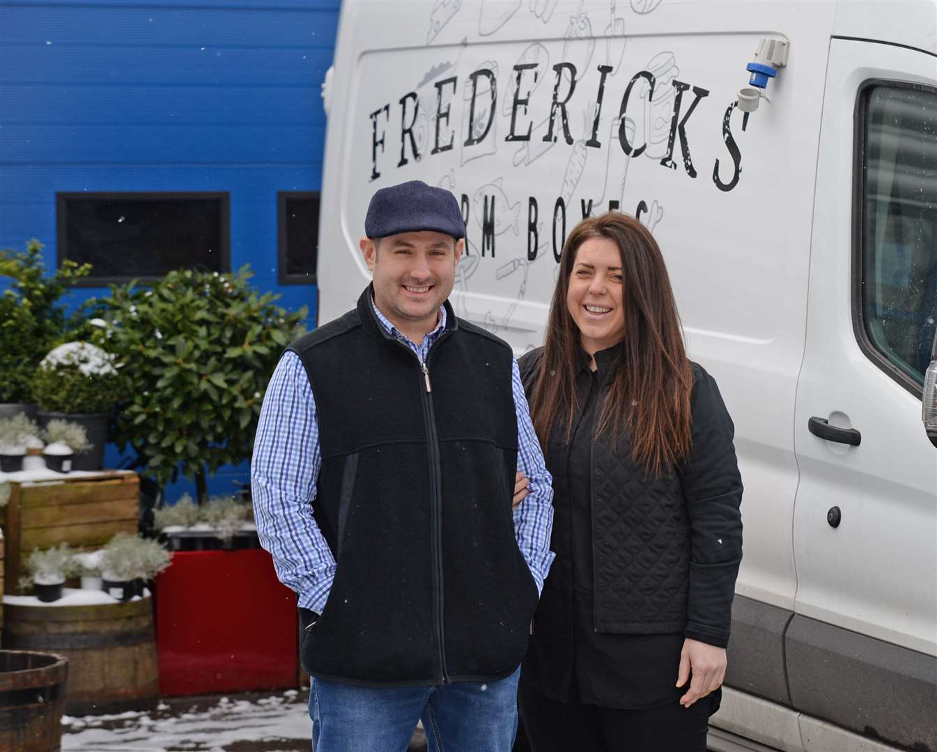 Frederick and Maria Hopkinson deliver their produce, homewares and gifts nationwide. Picture: Vikki Lince